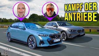 1.100km BMW i5 vs. BMW 520d: ELEKTRO vs. DIESEL Showdown