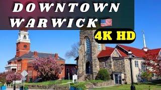 Downtown Drive | Warwick RI | 4k Driving Tour @bereporter0