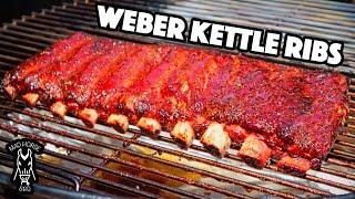 Slow n' Sear Ribs On A Weber Kettle | Weber Kettle Ribs