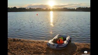 My first trip on inflatable boat Bestway Hydro-Force Raft Treck X1.