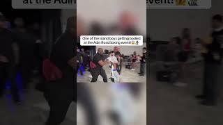 One of the island boys getting bodied at the Adin Ross Boxing event! #fyp #explorepage #viralvideos