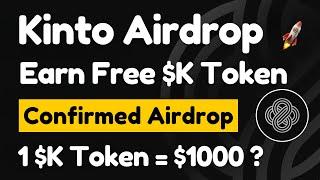 kinto airdrop - Get Free 1 $K Token 🪂 | Don't Miss This