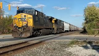 CSX train Q131 with 168 cars / 168 axels on 10/16/2020.