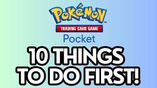 10 Things to do FIRST in Pokemon TCG Pocket