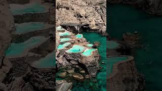 Cliff pools‍️|LuxorIos, Ios Island, Greece| #shorts #viralvideo #viralshorts #greece #uk #usa