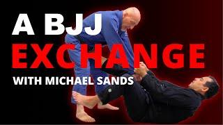 A BJJ Exchange with Michael Sands. We talk lasso guard, half guard, and De La Riva.