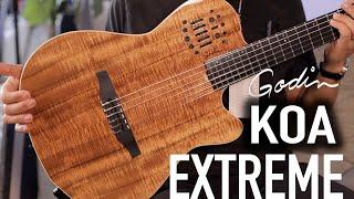 Godin Multiac Koa Extreme Unboxing and Test