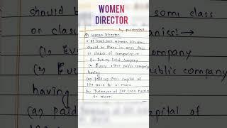 Woman Director| types of directors | shorts | b.com | m.com | commerce| Punchnotes 11