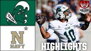 Tulane Green Wave vs. Navy Midshipmen | Full Game Highlights | ESPN College Football