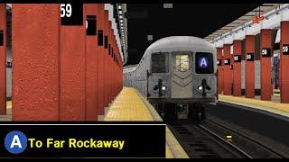 OpenBVE Throwback: The R40M A Train To Far Rockaway-Mott Avenue (R40M)(2000s)