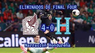 Mexico 4-0 Honduras (Los Goles Con Narracion Hondureña) 19/11/2024