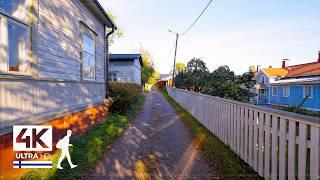 Walking in Loviisa: Early Autumn Morning Walk in Finland - Slow TV 4K