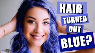 HAIR turned out BLUE?!  Just Say Eleanor