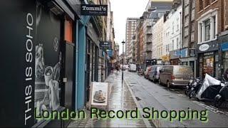 Central London Vinyl Record Shopping - Soho - Footage & Finds