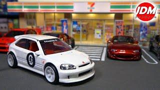 Hot Wheels 04 Mazda Mazdaspeed Miata & 99 Honda Civic Type R EK 9 マツダ・ミアータとホンダ・シビック Review Unboxing