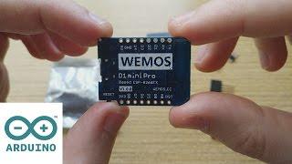 First steps with Wemos D1 mini Pro (ESP8266) in Arduino IDE