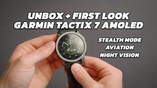 UNBOX + FIRST LOOK | Garmin Tactix 7 AMOLED Edition