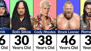 Age of WWE Wrestlers in 2023