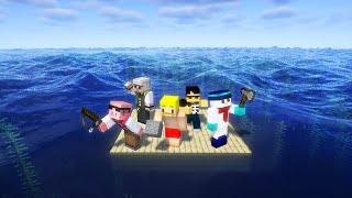 【マイクラ】イカダに乗って漂流サバイバル