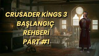 CRUSADER KİNGS 3 ÖĞRETİCİ l BAŞLANGIÇ REHBERİ l PART 1