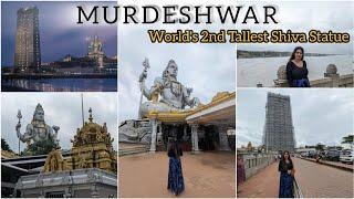 A Day In Murdeshwar | Beach Side Restro & Fish Market | Sea Facing Hotel | Temple &Town Travel guide