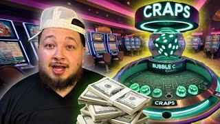 CRAZY $1,500 Bubble Craps Session! (DOUBLE OR BUST)