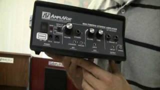 Features of a Wireless Amplifier for Speakers, Microphone Amplivox  S805 SW805