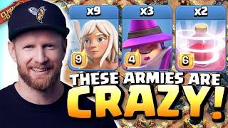 3 INSANE NEW ARMIES that Pros use to BREAK TH17! Clash of Clans