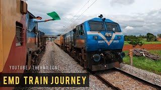 EMD Diesel Loco Train  Journey | Indian Railways | Train videos