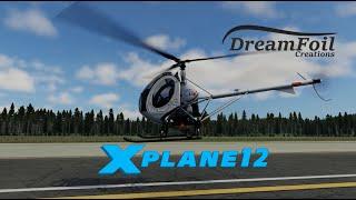 Dreamfoil Creations S300CBi in X-Plane 12! #helicopter #flightsim #aviation #flightsimulator #xp12