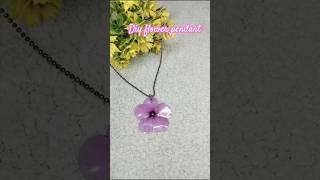DIY flower pendant #shorts #shortvideo #shortviral #pendant #diy #craft #craftermona