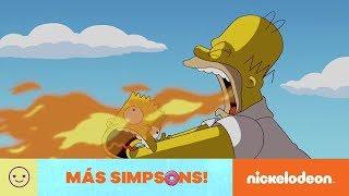 Homero el dragón humano - Los Simpson - Nickelodeon Latinomerica