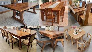 Wooden dining table design ideas / woodworking dining table set ideas /make money with dining tables