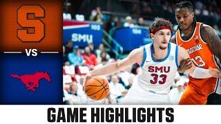 Syracuse vs. SMU Game Highlights | 2024-25 ACC Men's Basketball