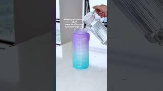 Colorful Hydration Motivation: Sip Your Way to Success with This Stylish Water Bottle