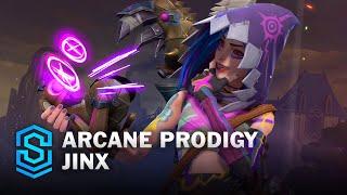 Arcane Prodigy Jinx Wild Rift Skin Spotlight