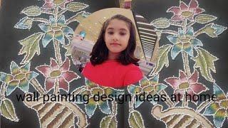 Wall painting design ideas at home |  painting decoration ideas on wall |