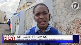 Protest at Moravian Teachers' College after Student Stabbed 10 Times | TVJ News