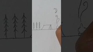 #연필드로잉 #풍경그림 #drawing #스케치 #캠핑 #어반스케치