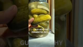 EASY Homemade Fermented Pickle Recipe #fermented #fermentedcucumber #ferment #pickles