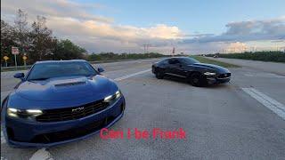 Camaro LT1 Ported LT2 Mani Headers E85 vs Mustang GT Ported Manifold Headers E85 Both 10 Speed