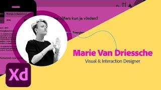 Live from AWWWARDS with Marie van Driessche | Adobe Creative Cloud