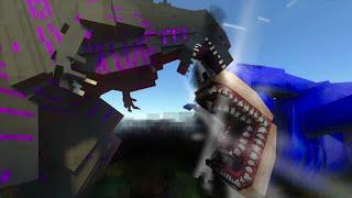 Shin Godzilla vs Shin Sonic Tapes Mod Addon MCPE in Minecraft Bedrock