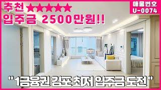 김포시 최저 입주금 2500만원으로 첫입주를!!!