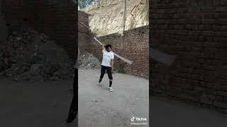 Gatka marital arts bostaff spin