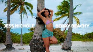 Miami Beach Bikini Shoot | Jess Nichole | Berry Beachy Swimwear | 8K #miami #bikini #travel