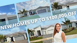 HUGE SAVINGS ON NEW MOVE-IN READY HOMES in Tradition Port St Lucie Florida