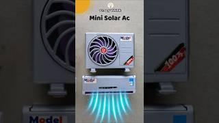Top 2 Miniature Solar Air Conditioner Unboxing & Test Video #shorts