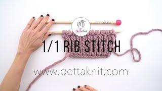 How to Knit: 1/1 Rib Stitch