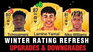  BIGGEST WINTER RATING UPGRADES & DOWNGRADES  | FIFA 25 ft. Tchouameni, Yamal, Niko Williams...